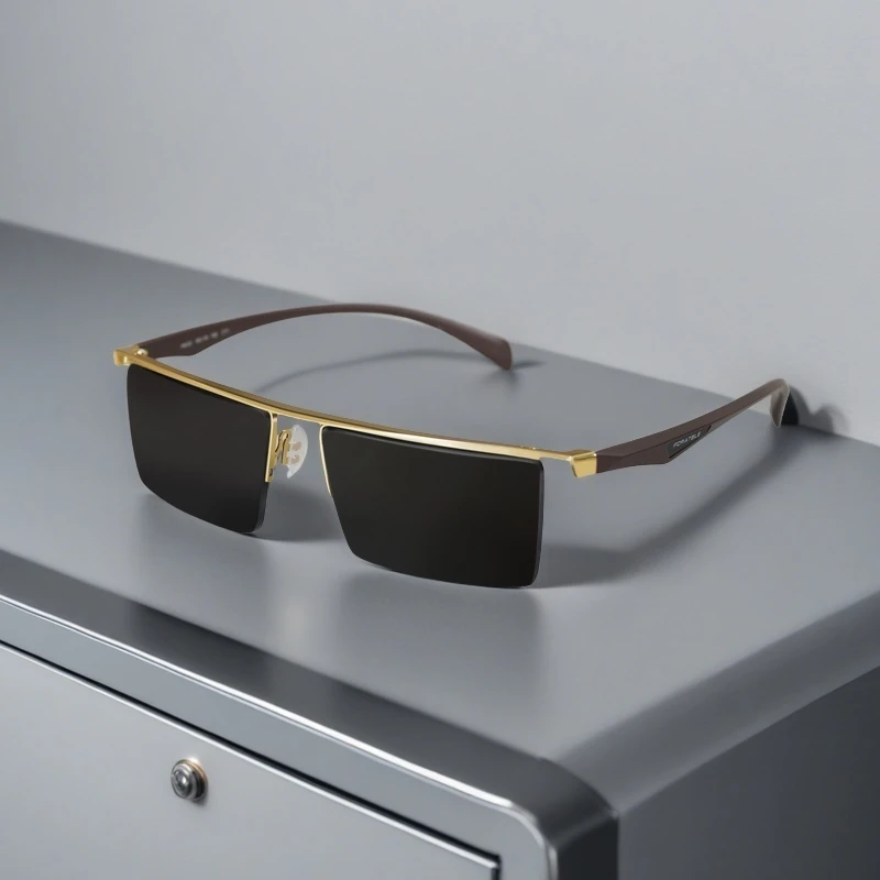 气质石头镜养眼水晶石眼镜防紫外线护目太阳镜高档个性石头眼镜