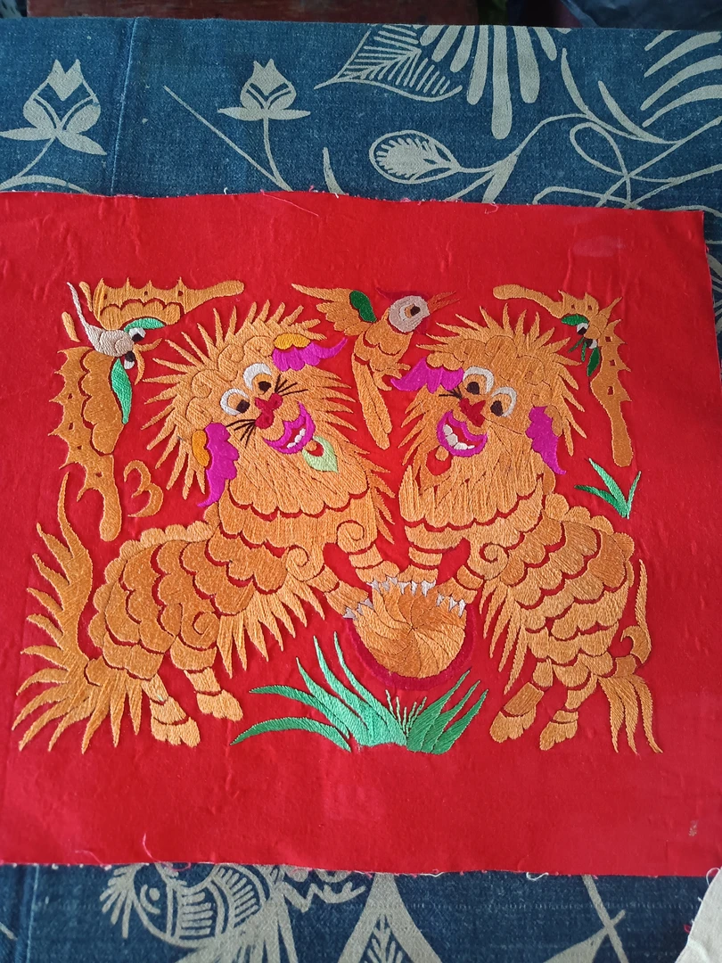 手工平绣 非物质文化遗产