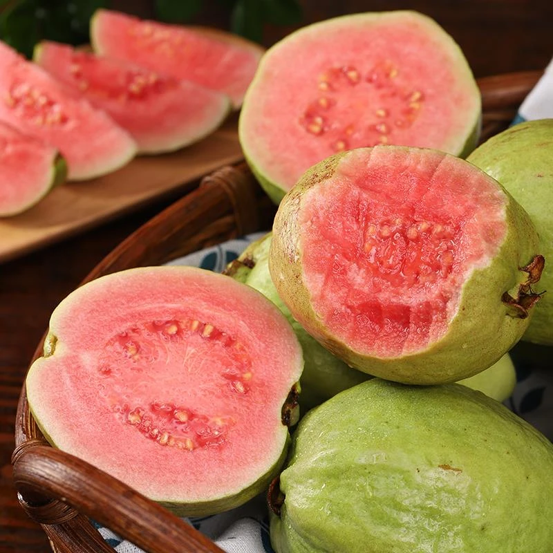 奶油软芭乐红心芭乐番石榴中小果翻蕃番低糖包邮冰淇淋低脂软低糖