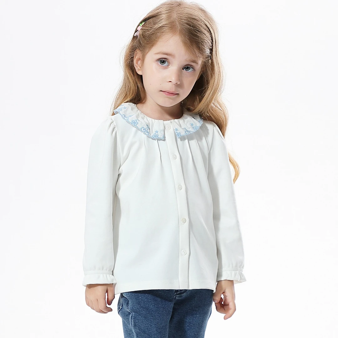 女童开衫春秋衬衫儿童衬衣长袖春秋小童上衣娃娃宝宝267