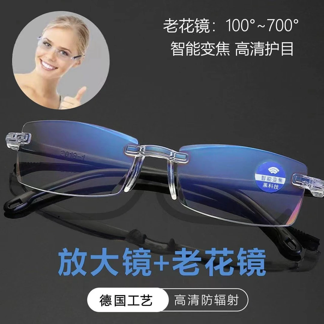 智能变焦老花镜0.01