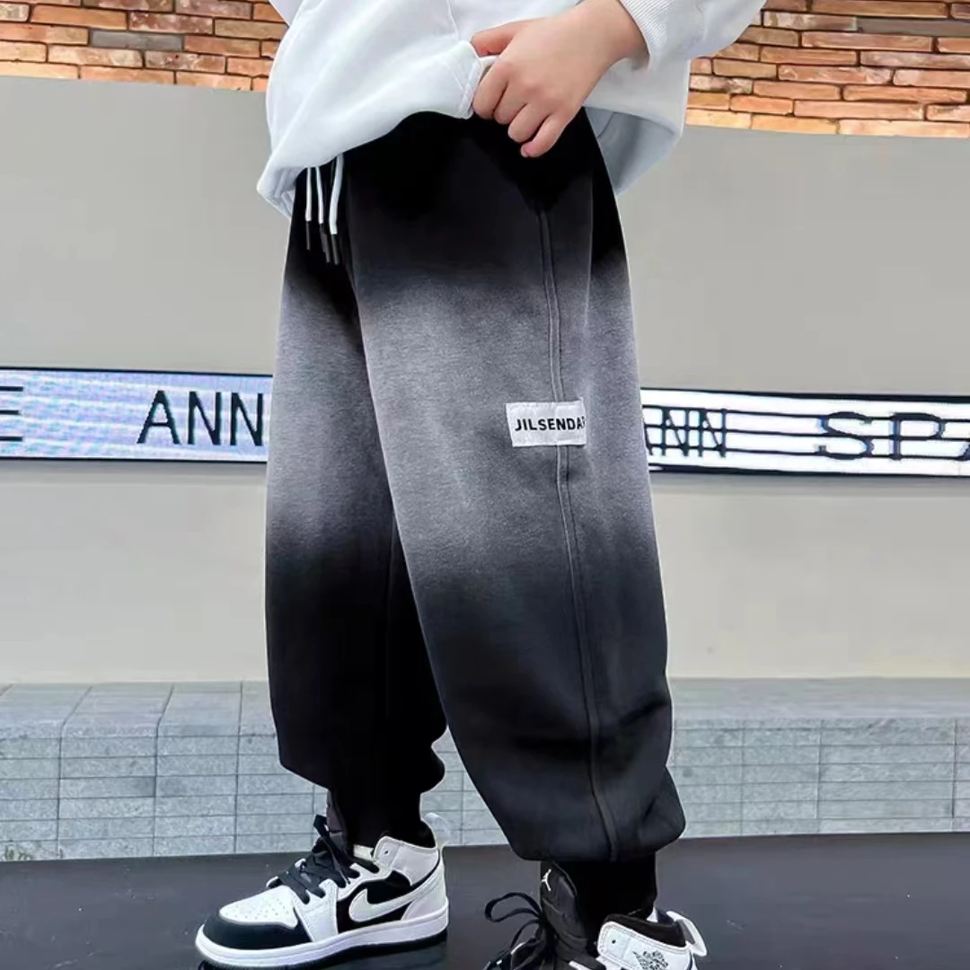 春款Q2025单裤（编码801-802）新款男童潮牌春季款裤子