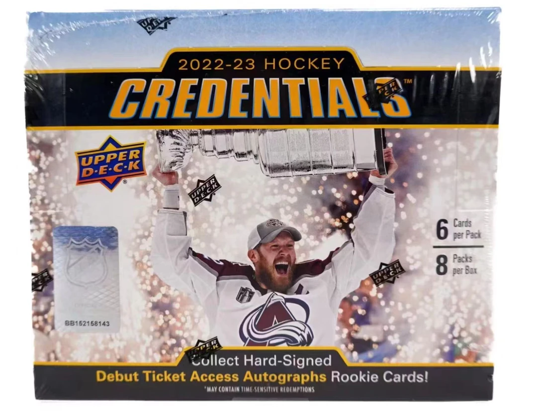 2022/23 Upper Deck Credentials Hockey Hobby Box 冰球现货盒