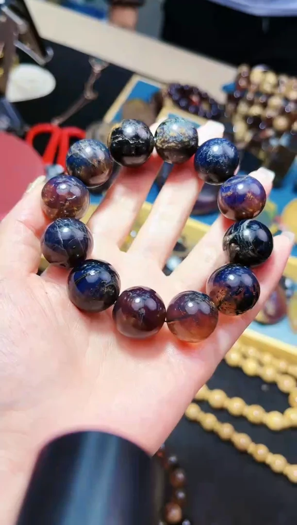 【闪购商品】琥珀手链未镶嵌灵草珀19+手串 AVZ121524