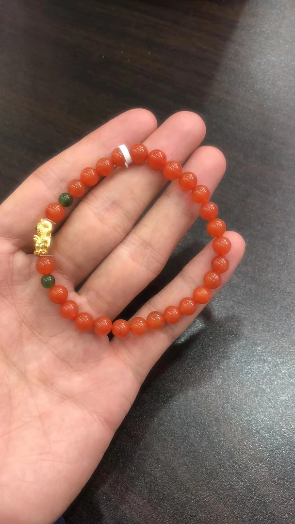 【老掌柜】南红6+手链- APC122003