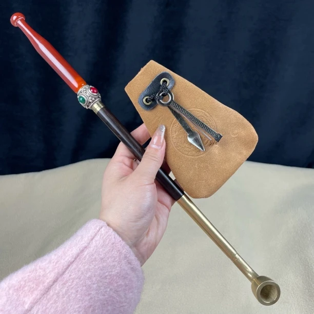 手艺人小陈 纯手工老式旱烟袋