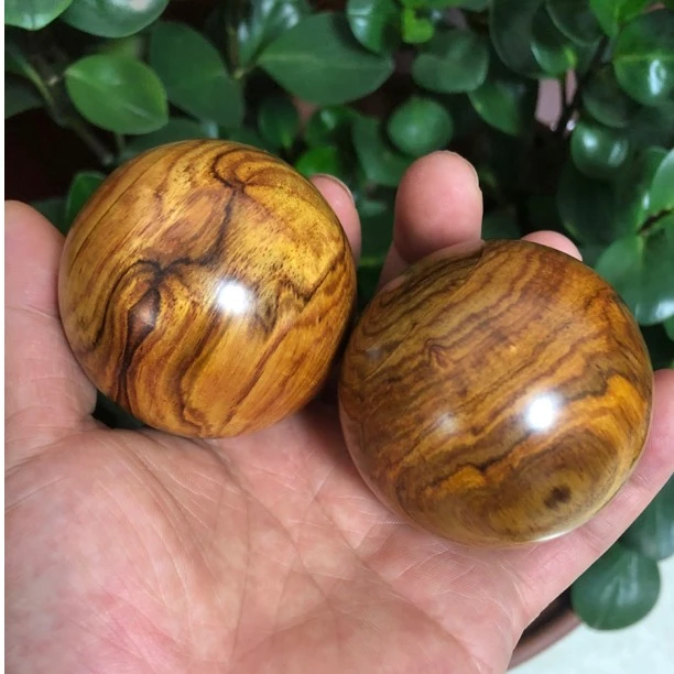 海南黄花梨老料健身球