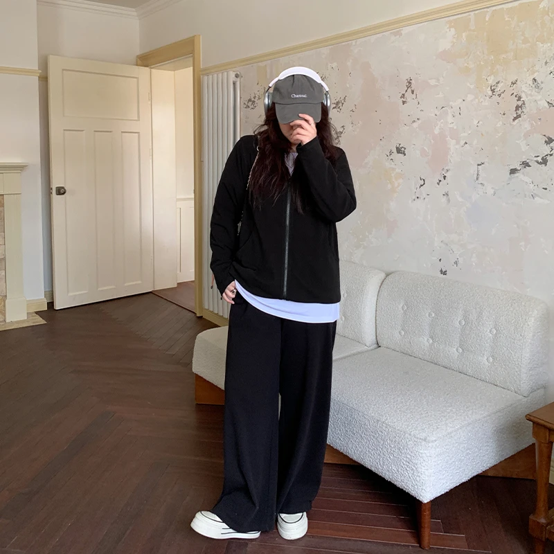 YUZI/鱼子2024新款套装上衣春秋显瘦百搭外穿秋季秋冬套装上衣