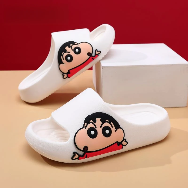 儿童拖鞋夏季男童凉拖鞋蜡笔小新外穿男孩中大童宝宝防滑防臭软底