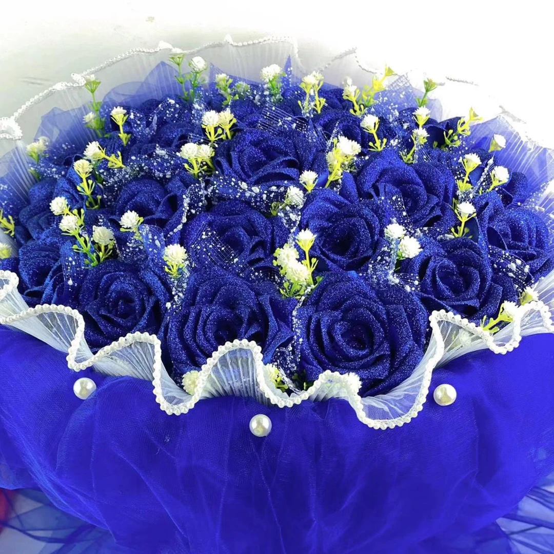 【瑶瑶成品】丝带手工玫瑰花成品定制花(成品不支持退货)