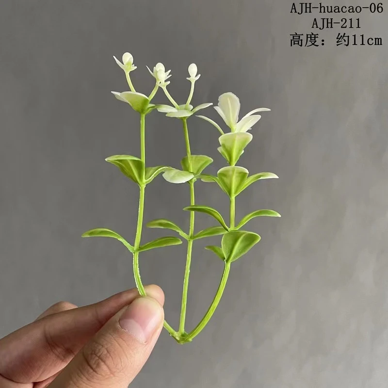 【主播推荐】中国风时尚仿真花三角竹香草花小花玫瑰配花