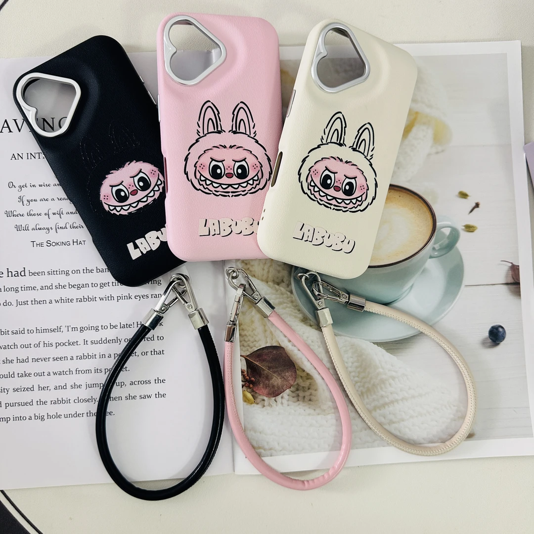 可爱立体卡通拉布布苹果16手机壳适用于iPhone15promax 创意 个性