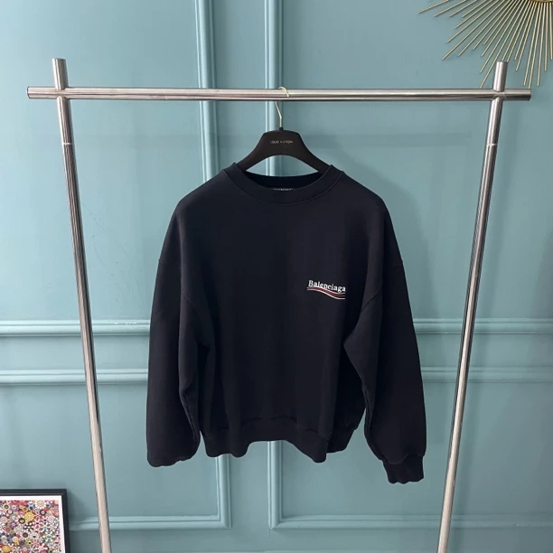 Balenciaga 巴黎世家可乐刺绣卫衣区别印花款 尺码s成色试穿 百搭