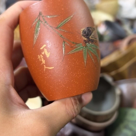 紫砂茶杯宜兴紫砂
