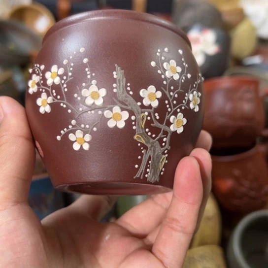 紫砂茶杯宜兴紫砂
