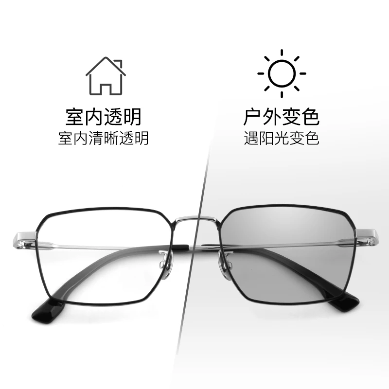 【复古古铜】高品质男大脸纯钛休闲镜架宽边高度数超轻近视眼镜大框