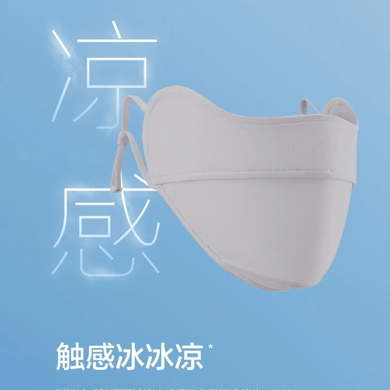 防晒口罩防紫外线女夏季透气护眼角3d立体遮阳冰丝全脸面罩时尚
