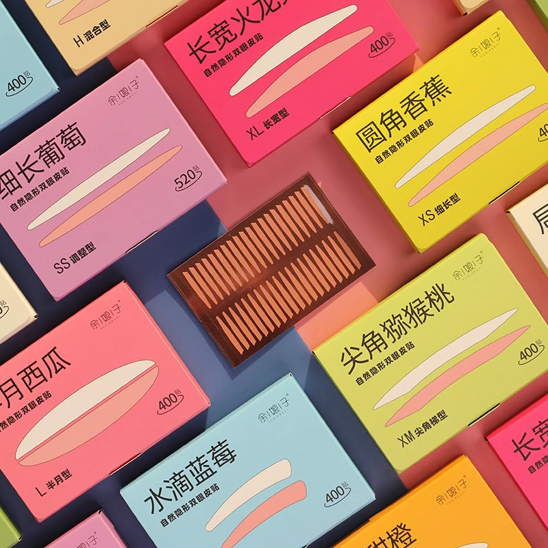 余娘子极细斜切橄榄型双眼皮贴女无痕自然新手隐形调整单面初学者