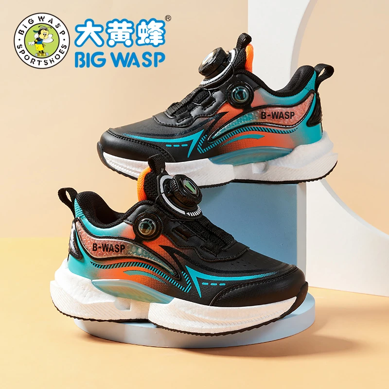 大黄蜂儿童鞋子男童运动鞋青少年2024秋季新款休闲鞋男孩跑步鞋