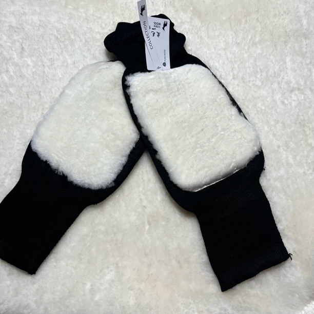 冬季羊皮毛一体护膝抗寒保暖老寒腿护膝