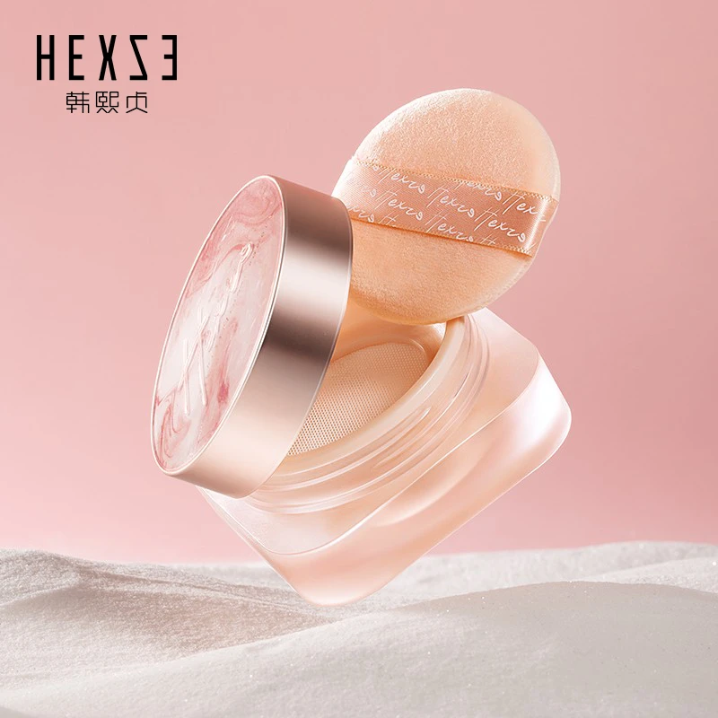 韩熙贞浮光轻雾散粉定妆粉持久防水不脱妆男女修容蜜粉饼正品TZ