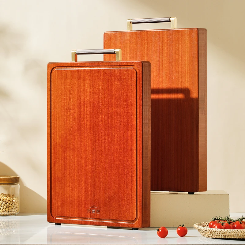 正宗花梨木实木菜板家用双面抗菌防霉砧板高档实木粘板加厚切菜板