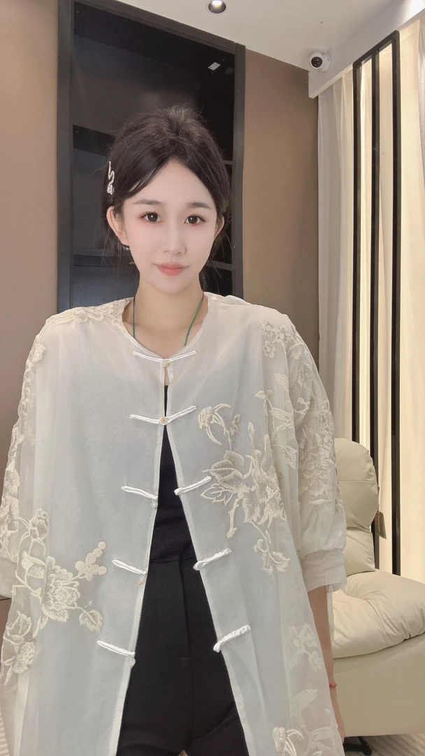 【一潮家】93800-2 水月  新中式气质网红时尚百搭国风女装上衣外套