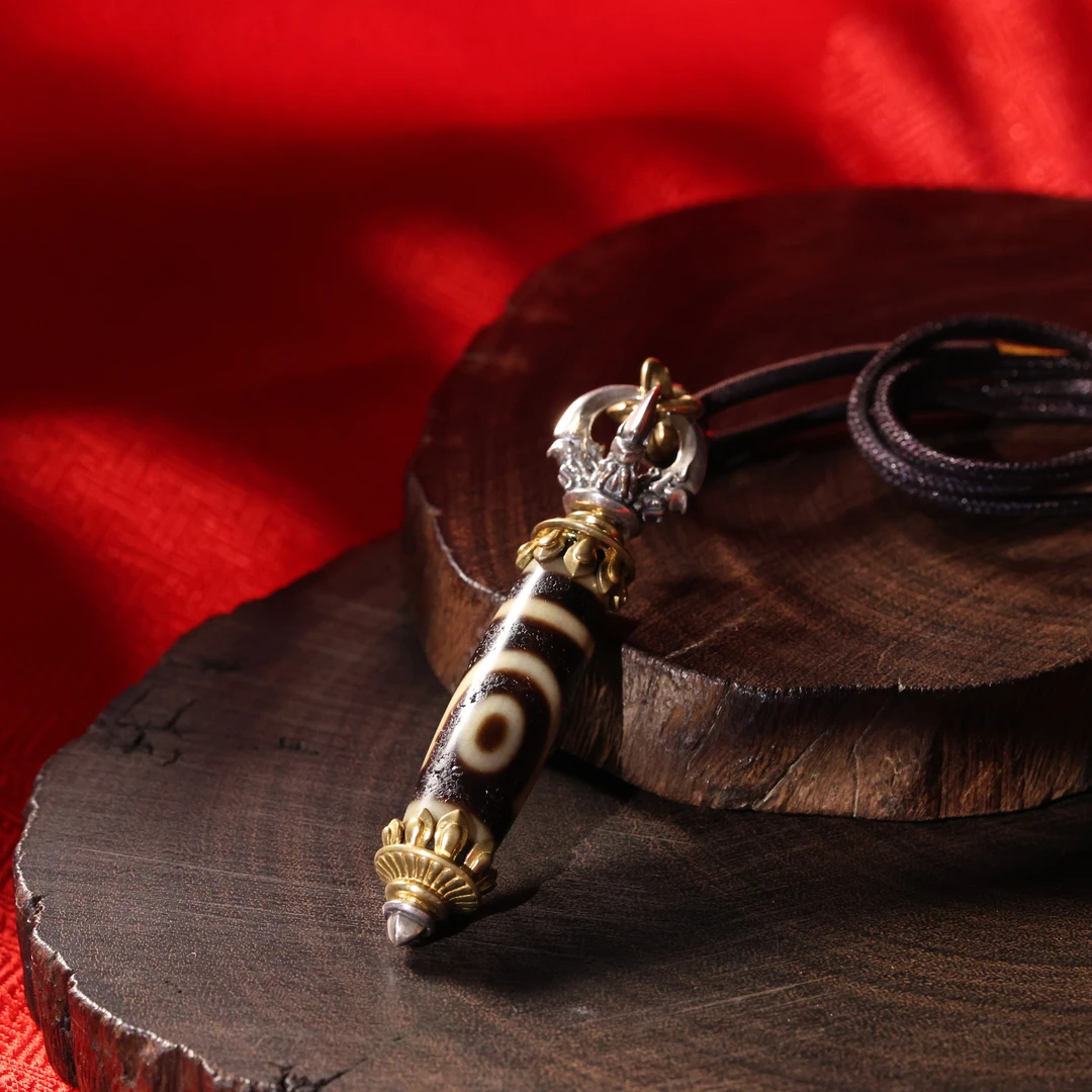 壹加火火｜原创设计银镶二眼玛瑙锁骨链多样性发其一