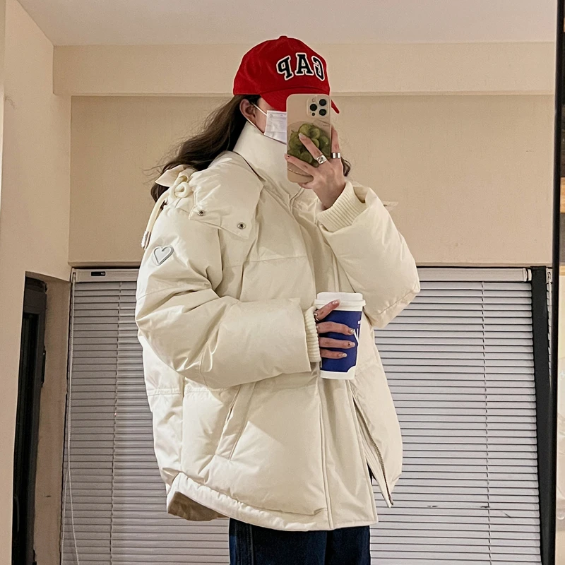 7716#棉服女冬季韩版外套新款加厚棉袄时尚休闲百搭宽松潮流棉衣