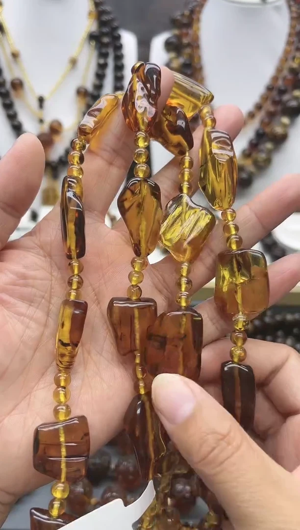 【闪购商品】琥珀颈饰未镶嵌琥珀