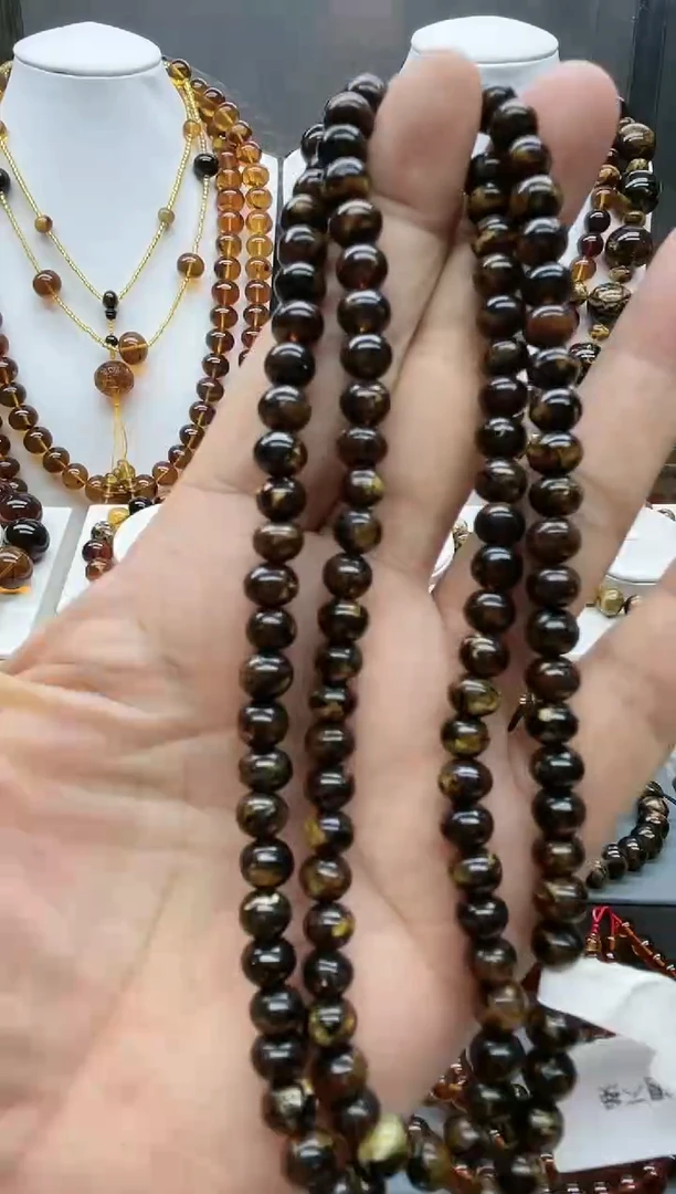 【闪购商品】琥珀颈饰未镶嵌6琥珀