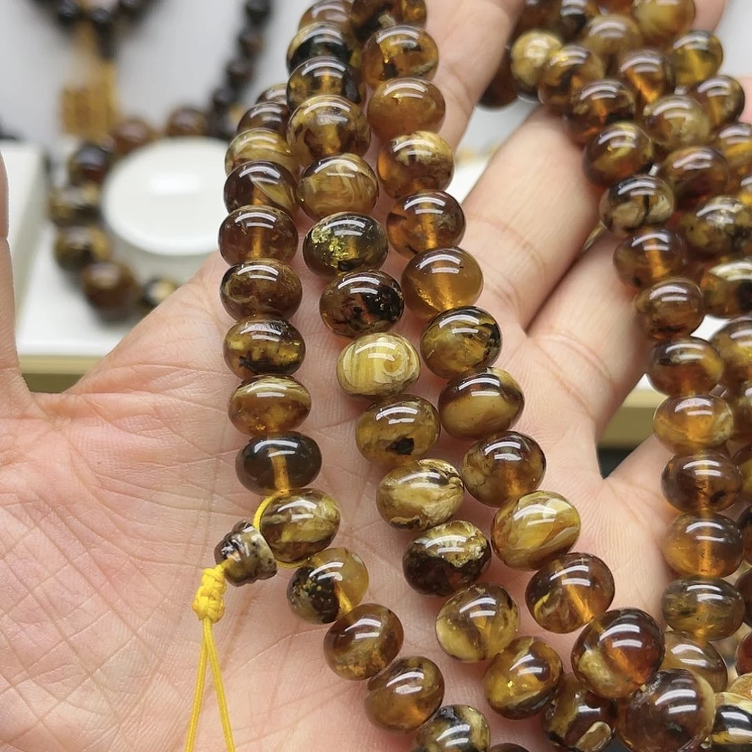 琥珀手链未镶嵌有**说琥珀11