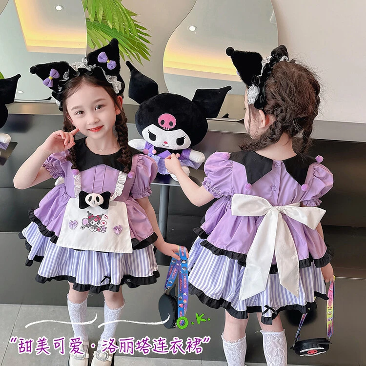 库洛米裙子女童cos服洛丽塔连衣裙生日礼物儿童公主裙lolita衣服