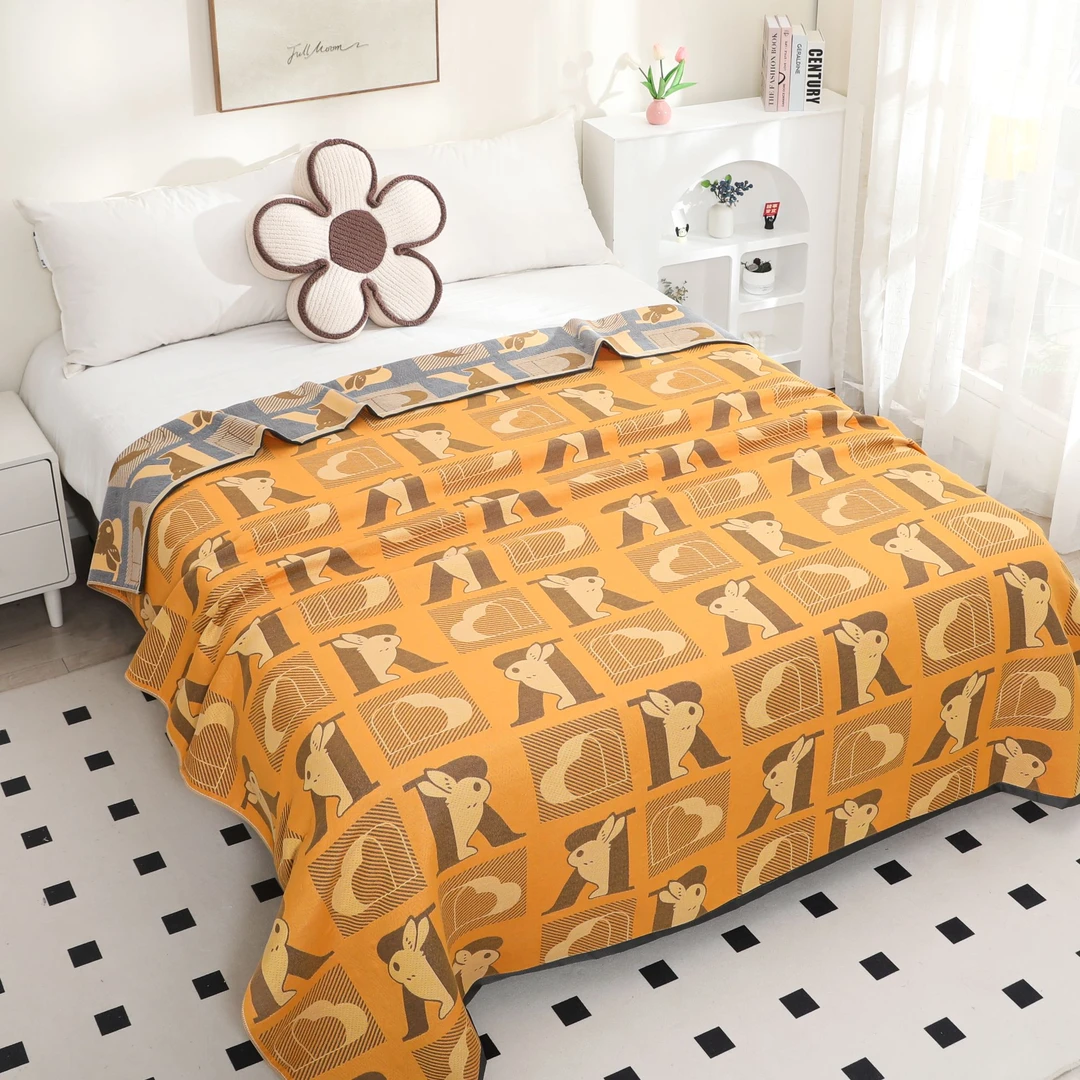 【R兔】2*2.3米高端轻奢双人床盖多功能加厚