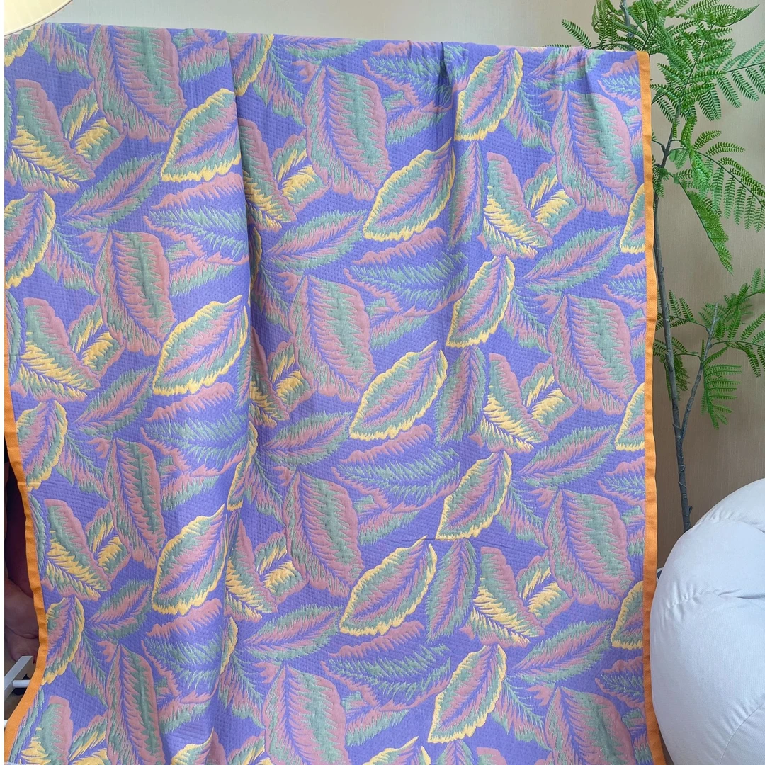 【芭蕉叶】单人1.5*2米纯棉纱布盖毯