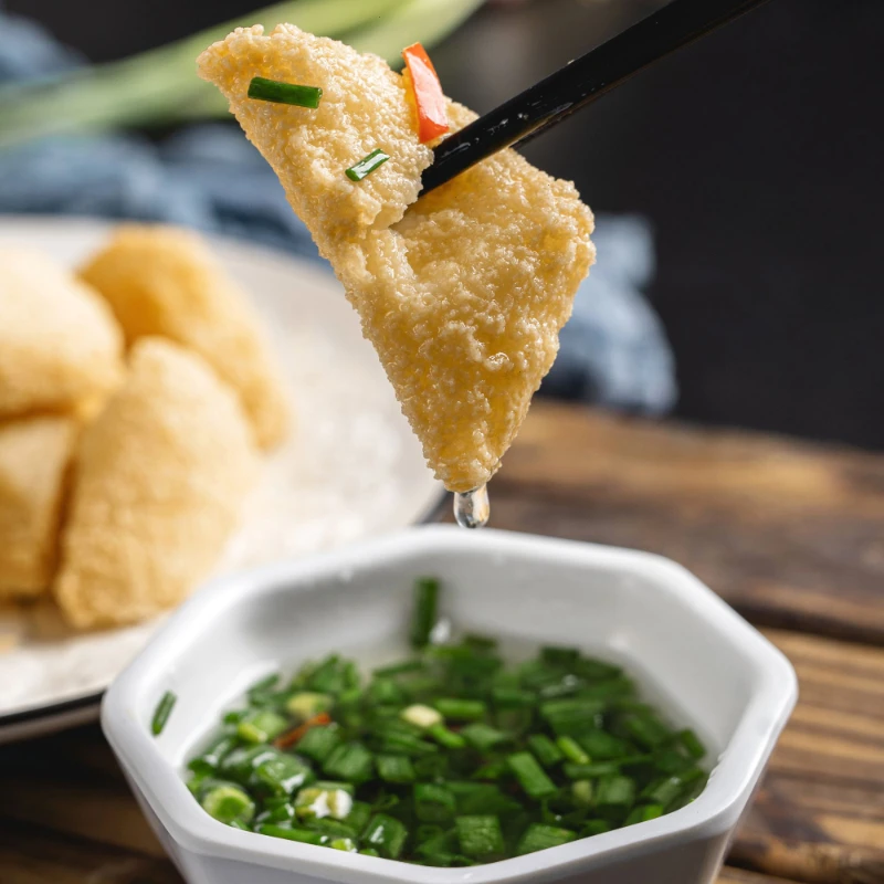 普宁炸豆腐速冻普宁豆干外酥里嫩爆浆豆腐普宁脆皮豆干布仔豆干