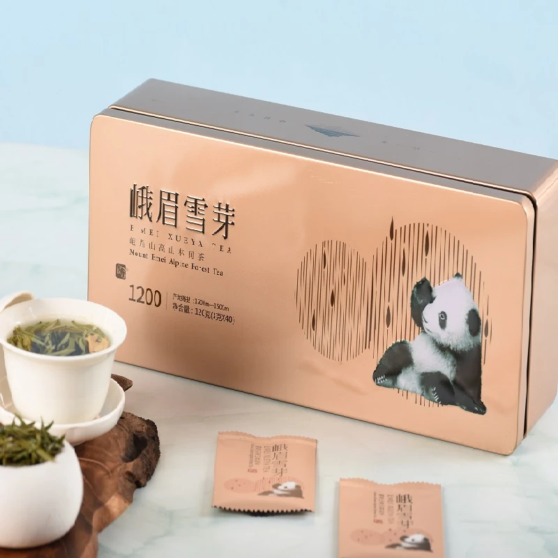 【2025年春茶现货】峨眉雪芽 高山绿茶宸心120g 峨眉山茶叶礼盒装