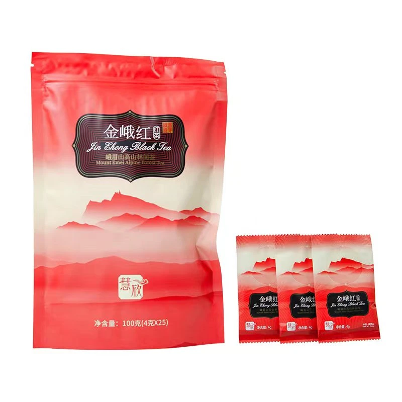 峨眉雪芽金峨红慧欣100g 四川峨眉山红茶自饮实惠袋装