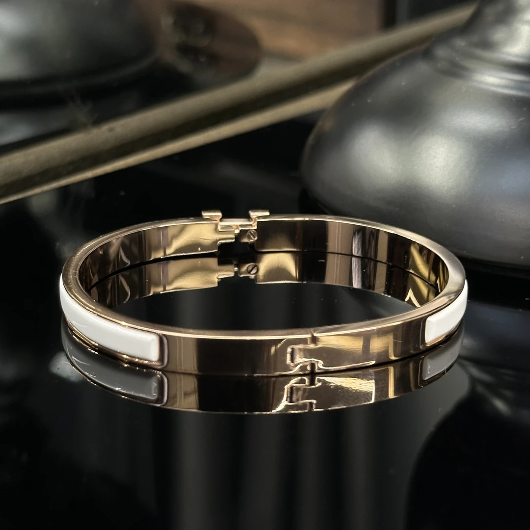 钛钢手镯 精工H时尚白色手镯-66805