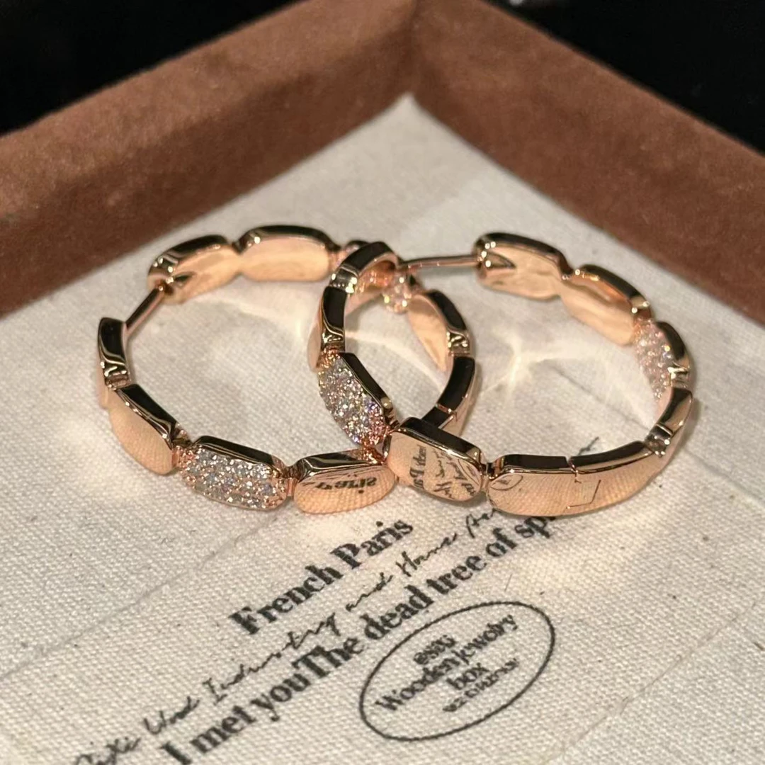 铜合金耳饰 个性夸张圆形耳饰-66950