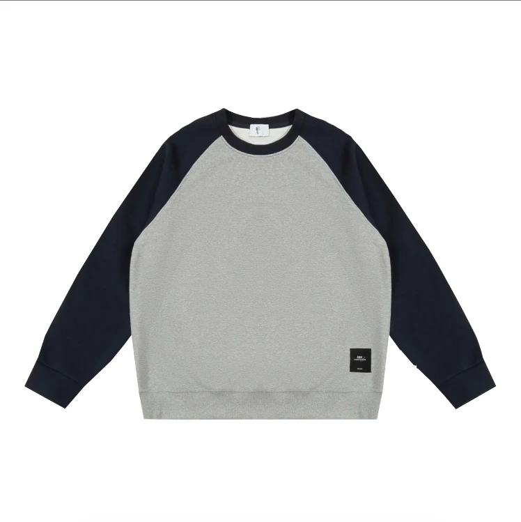 【加绒卫衣】冬季撞色贴肤柔软保暖舒适长袖卫衣男士时尚休闲