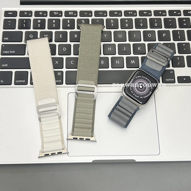 高山回环表带适用iWatch苹果S10/Ultra/S9/38/7/2/6表链se45/49mm