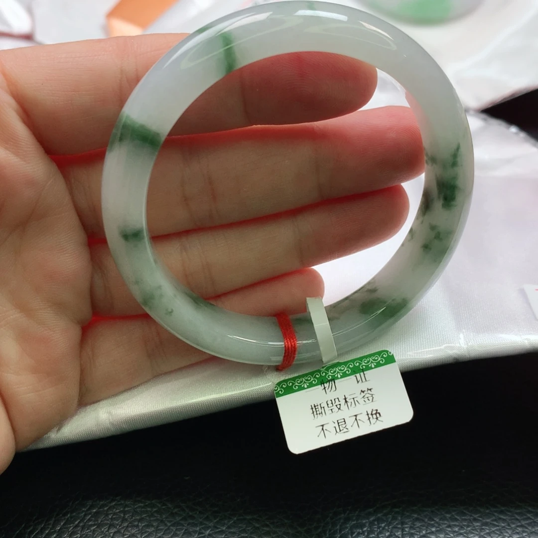 翡翠手镯未镶嵌缅甸翡翠5455