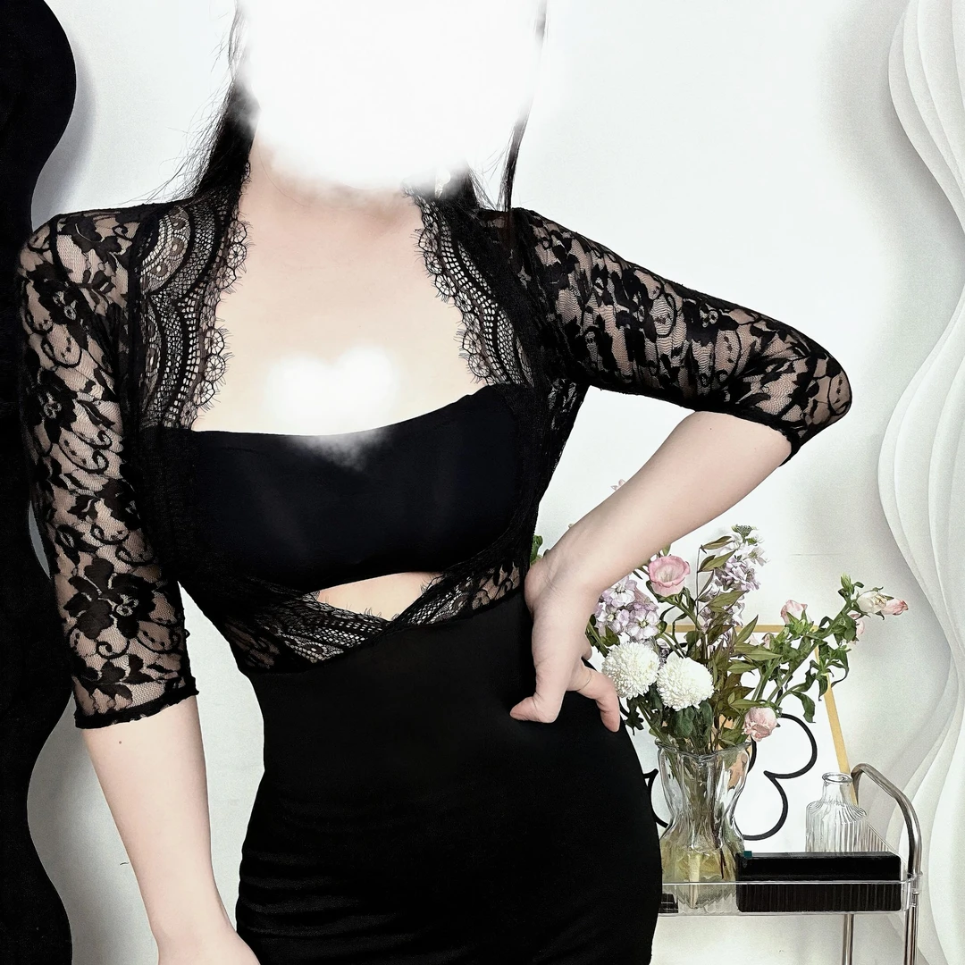 性感镂空修身夏季显瘦蕾丝睡裙新款网红情调爆款睡衣女人味包臀裙