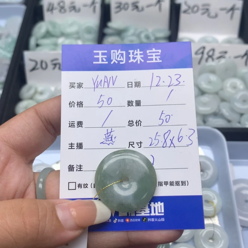 【闪购商品】翡翠颈饰未镶嵌Y**N