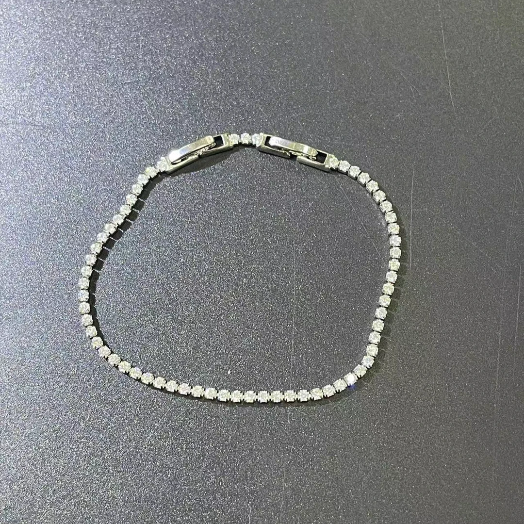 白色满镶手链多样性发货a1004