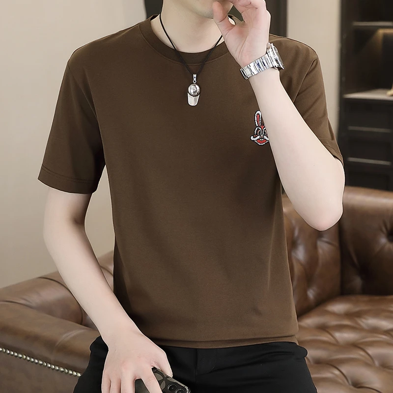 2023新款圆领短袖T恤男
