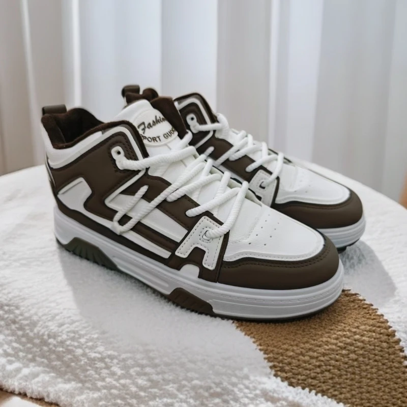 G15-2【新疆包邮兜兜】秋冬季加绒男士运动板鞋老爹鞋英伦风跑步鞋