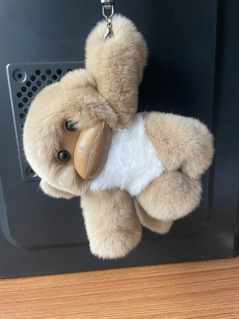 2024可爱呆萌长臂猴真毛绒挂件