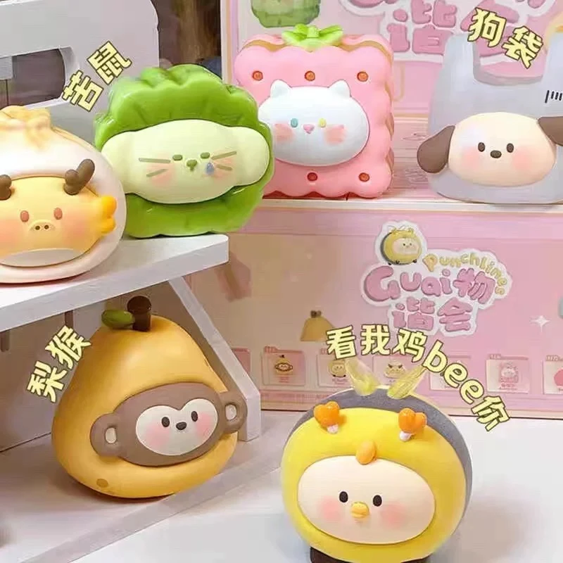 【拆盒】正版怪物谐会盲盒手办摆件